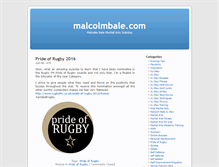 Tablet Screenshot of malcolmbale.com